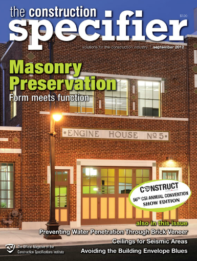 Construction Specifier, September 2012