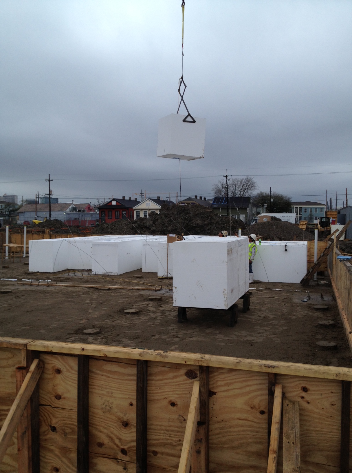 Geofoam Installation, Phillis Wheatley Elementary