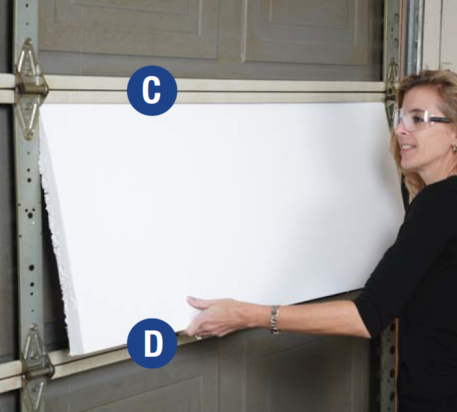 VIDEO: DIY Garage Door Insulation Kit Installation Instructions - Garage Door Step6