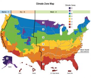 Insulation Climate Zone Map | Insulfoam