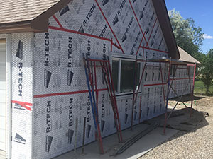 R-Tech Sheathing on a Residential Project